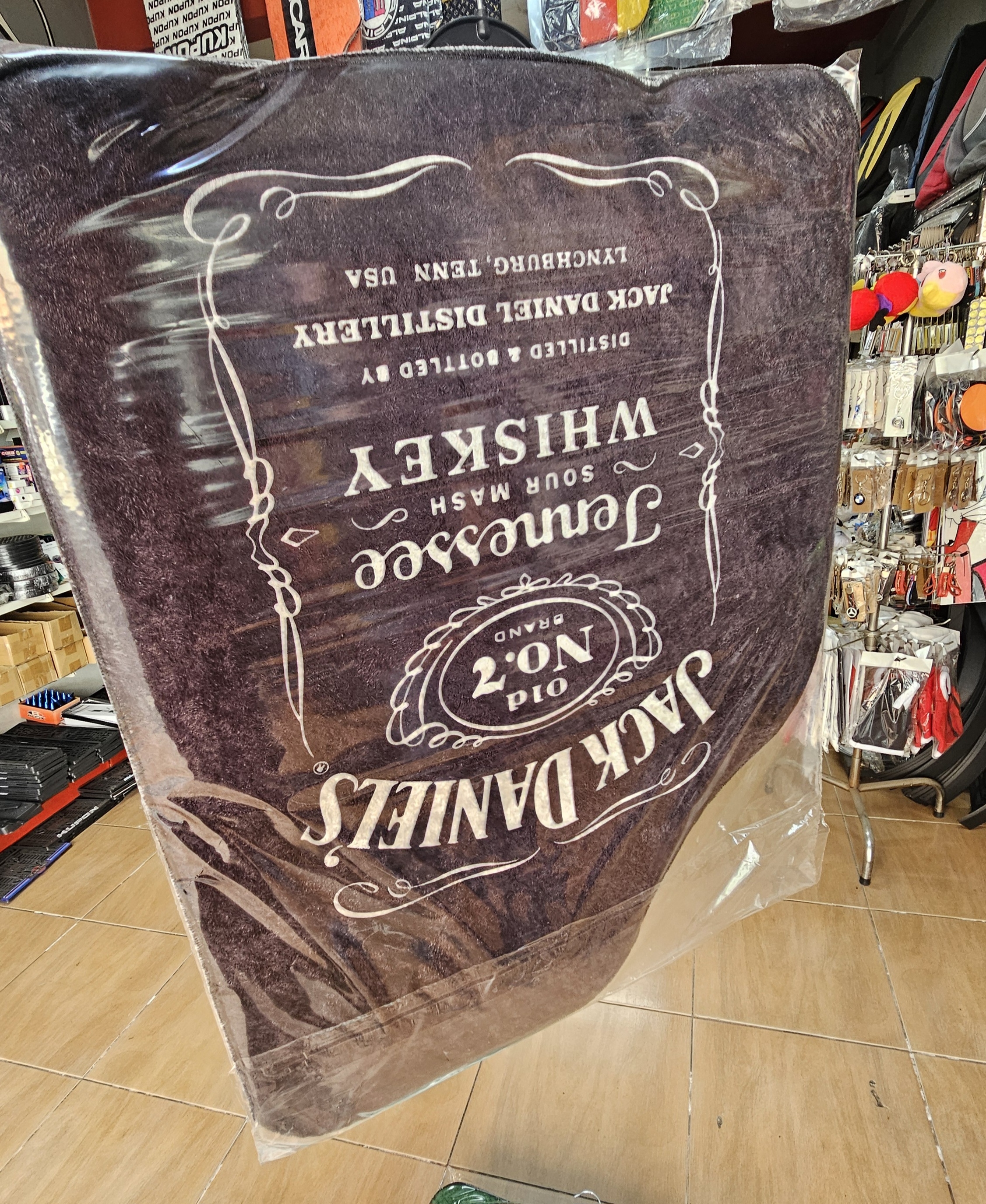 JACK DANIELS DEKOR HALI PASPAS 4 PARÇA KALIN 