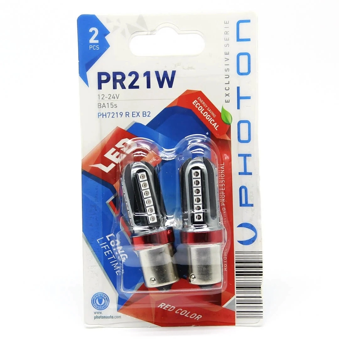 PHOTON P21W RED 93 21SMD EXCLUSIVE SERIE (KIRMIZI TEK DUY)