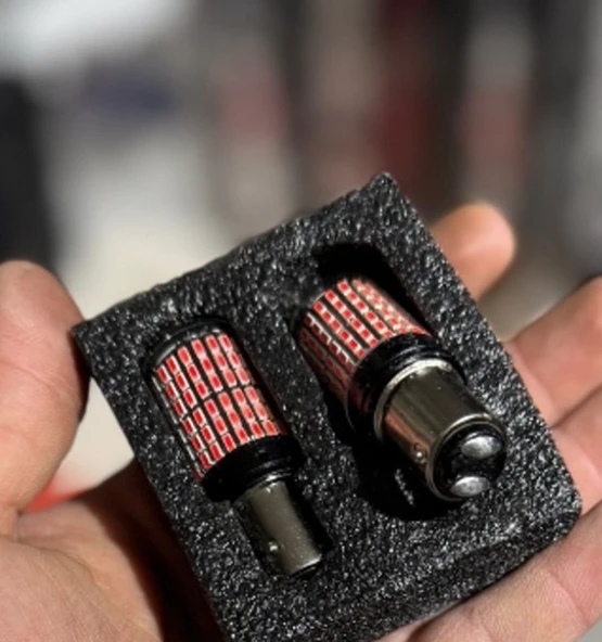 ÇİFT DUY 144 LED 93 TİP KIRMIZI LED AMPUL