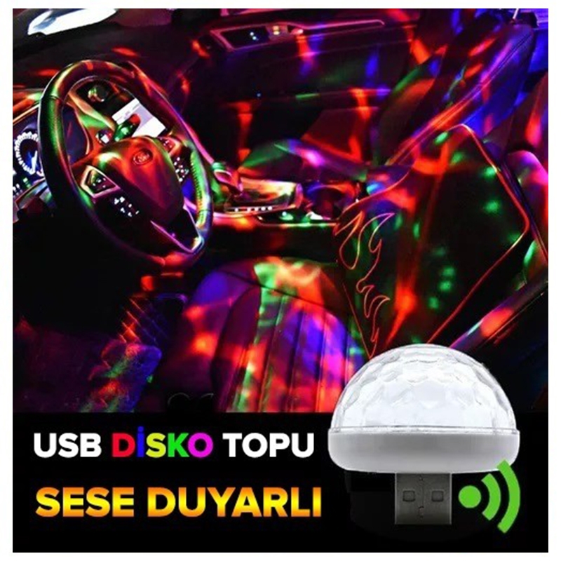 MİNİ DİSKO TOPU RGB
