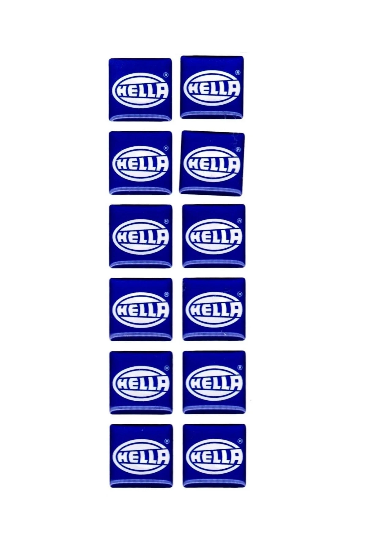 HELLA DAMLA STİCKER 12 ADET MAVİ