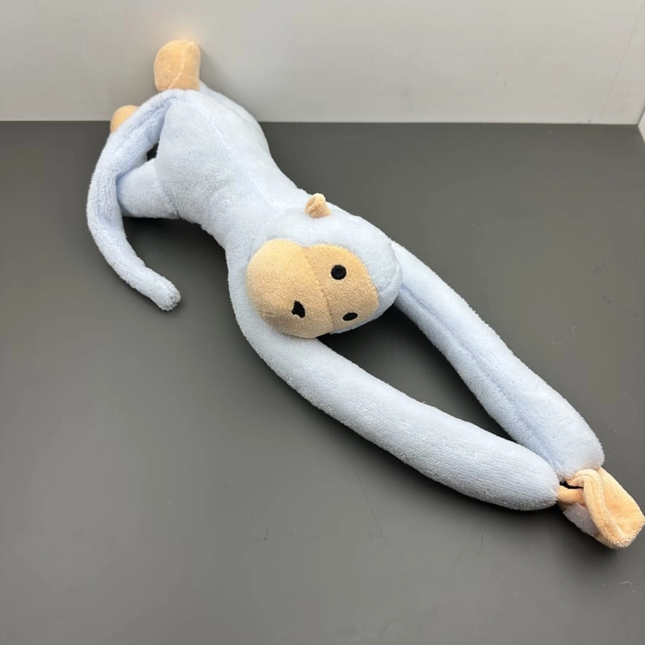 MAYMUN PELUŞ CIRT CIRTLI AÇIK MAVİ