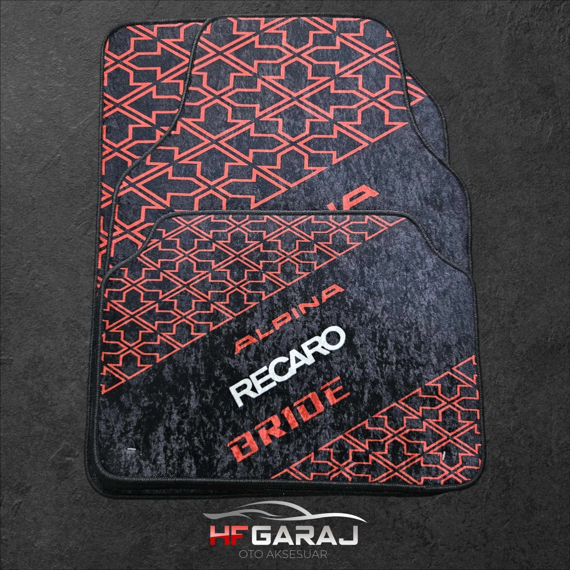 RECARO DEKOR HALI PASPAS 4 PARÇA KALIN 
