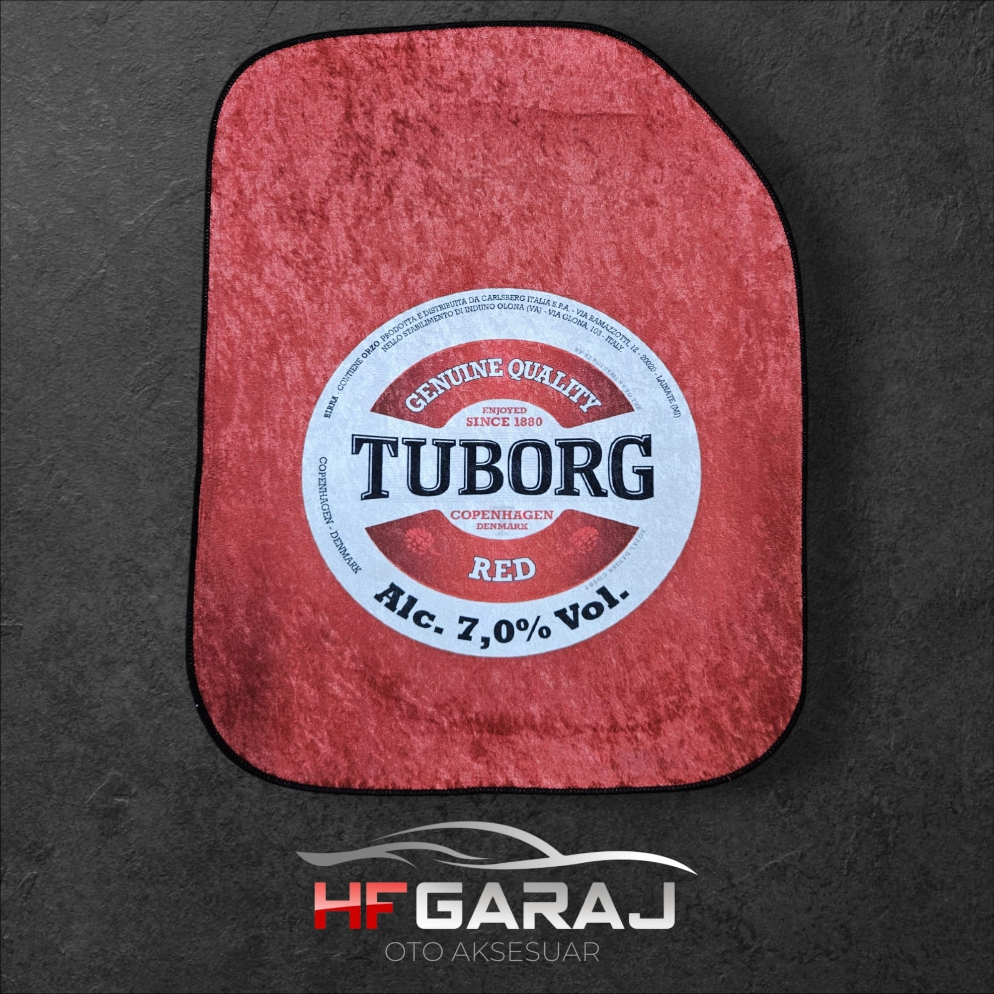 TUBORG DEKOR HALI PASPAS 4 PARÇA KALIN 