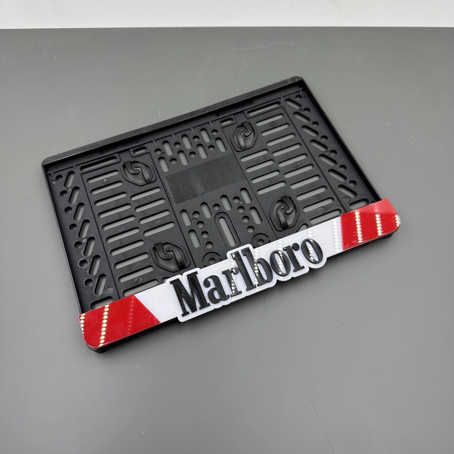 PLEKSİ KABARTMALI MOTORSİKLET PLAKALIK MARLBORO 