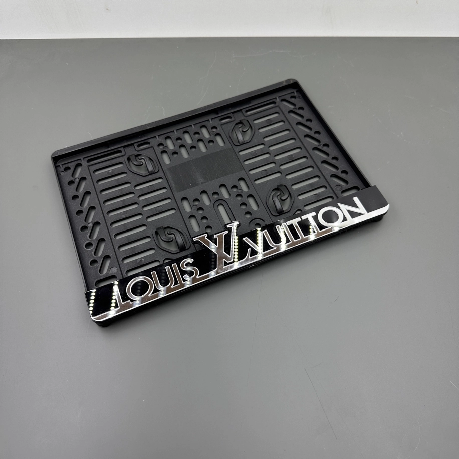 PLEKSİ KABARTMALI MOTORSİKLET PLAKALIK LV SİYAH 