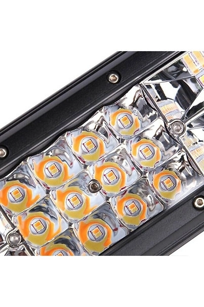 Off Road 3 Sıra 5 Modlu LED Lamba – Beyaz Turuncu, Cree LED (108 CM)