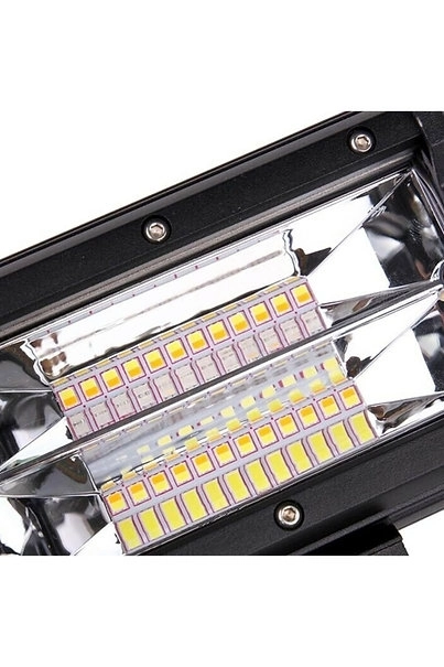 Off Road 3 Sıra 5 Modlu LED Lamba – Beyaz Turuncu, Cree LED (108 CM)