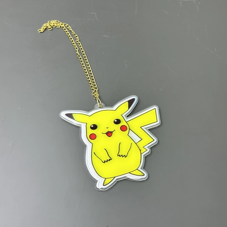 PLEKSİ ZİNCİRLİ AYNA SÜSÜ PİKACHU