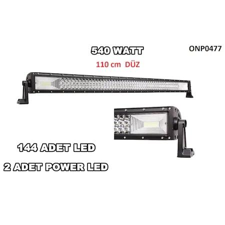 110 CM DÜZ 540 WATT BEYAZ LED BAR (LED AYDILATMA LED BAR ÜRÜNLERİ)