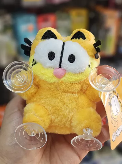 10 CM GARFİELD PELUŞ VANTUZLU