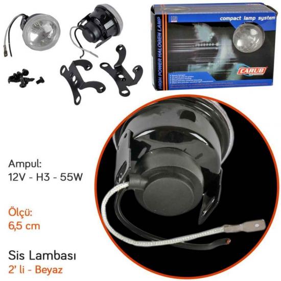 6.5 CM SİS LAMBASI 2 ADET - OTO SİS LAMBALARI VE FİYATLARI