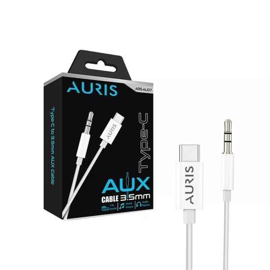 Type-C Aux Dönüştürücü 3,5mm Jack 100cm Kablo
