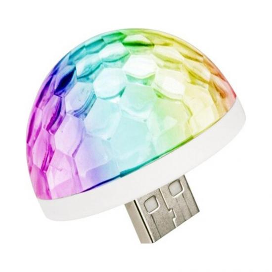 Mini Disko Topu RGB - Oto Ambians Işık Disko Top