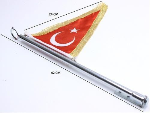 1.KALİTE FLAMA BAYRAK DİREK - TAMPON FLAMA BAYRAK