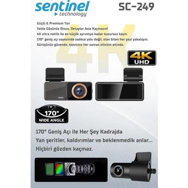 Sentinel SC-249 Kayıt Cihazı 2k 3.2’’ Dokunmatik Ekran