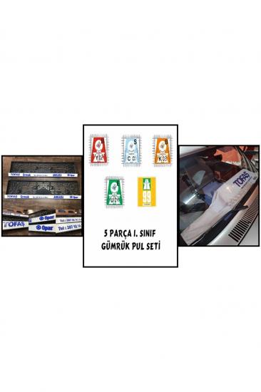 TOFAŞ TORPİDO HAVLUSU & OPAR PLAKALIK SET & ÖN CAM PUL SET - OTO PLAKALIKLAR TORPİDO ÖRTÜLERİ STİCKER PULLAR