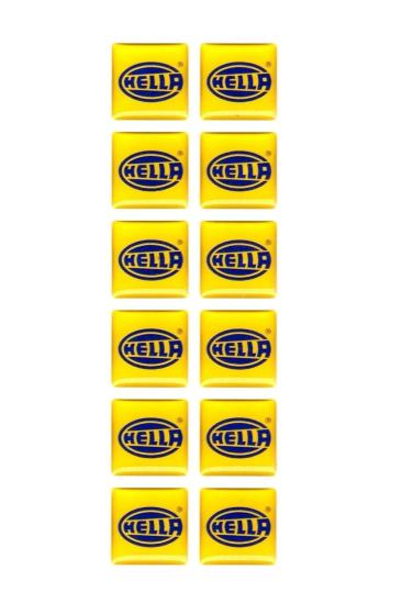 HELLA DAMLA STİCKER 12 ADET SARI