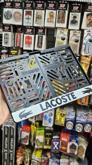 LACOSTE MOTORSİKLET PLAKALIK 1 ADET
