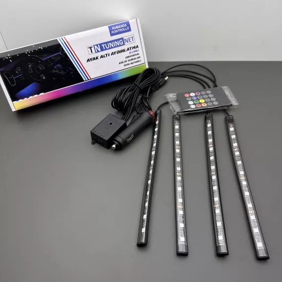 ARAÇ İÇİ AYDINLATMA KUMANDALI RGB