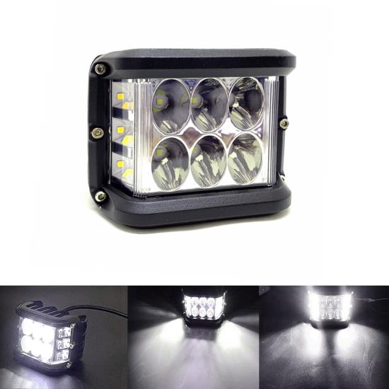 12 LEDLİ BEYAZ ÇAKARLI ÇALIŞMA LAMBASI (OFF ROAD LED BAR & LED AYDINLATMA )
