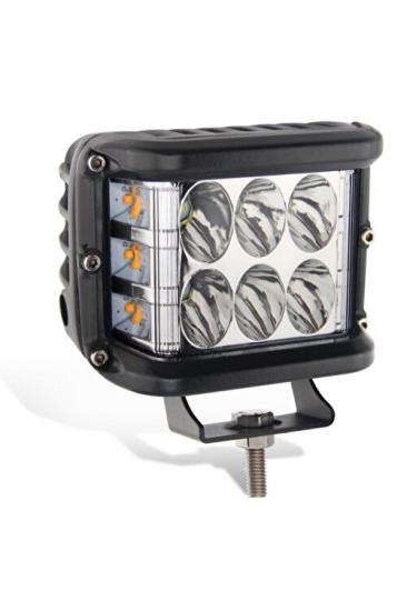 12 LEDLİ BEYAZ -TURUNCU ÇAKARLI ÇALIŞMA LAMBASI (OFF ROAD LED BAR & LED AYDINLATMA )