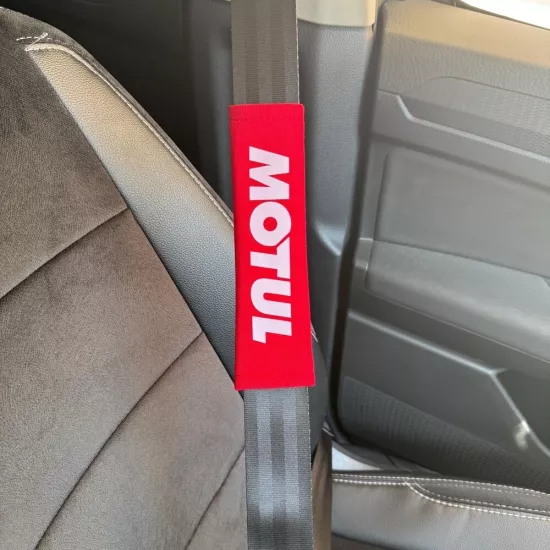 EMNİYET KEMER PEDİ KIRMIZI MOTUL ( 2 Adet )