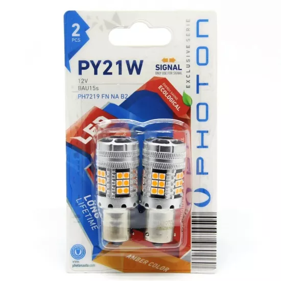 PHOTON P21W 12V AMBER FANLI EXCLUSIVE SERIE (2’LI BLISTER)