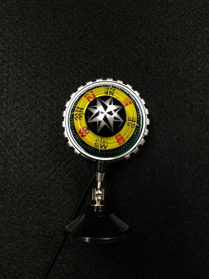 SARI IŞIKLI PUSULA 1 ADET - ARABA PUSULA - PUSULA ÇEŞİTLERİ