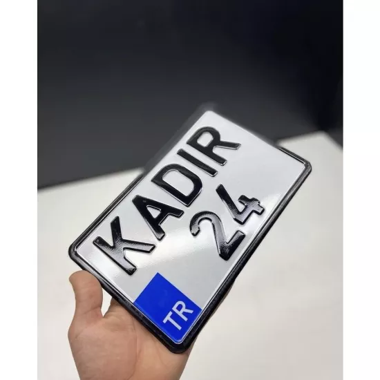 KARE KÜÇÜK DEKOR PLAKA KİŞİYE ÖZEL 